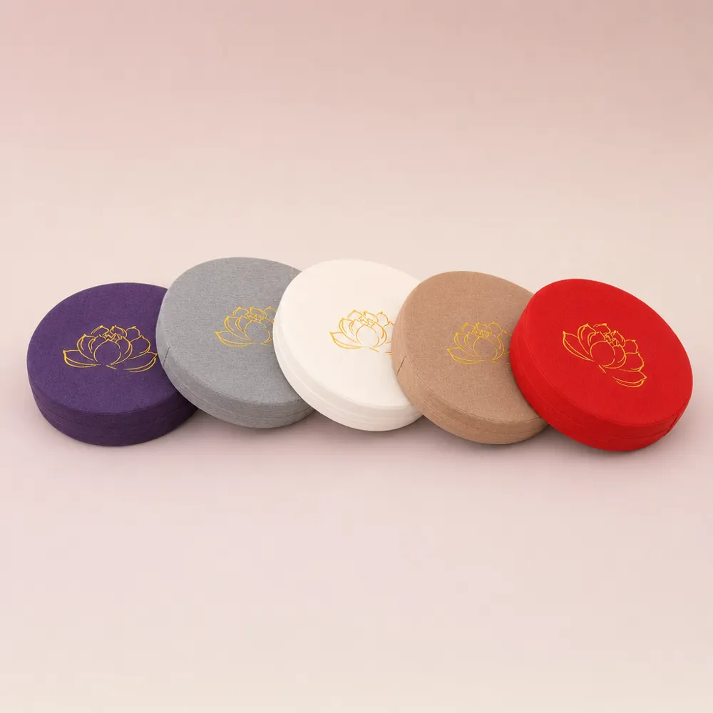 StillSeat linen meditation cushion, product view